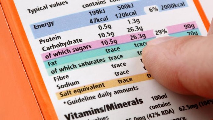 Tips membaca label makanan kemasan