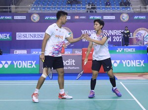 Hasil Indonesia Masters 2025: Dejan/Fadia Ditumbangkan Wakil Malaysia