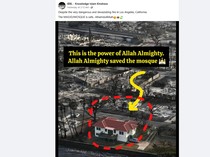 Kisah Bangunan Dikira Masjid yang Tetap Kokoh usai Kebakaran Los Angeles