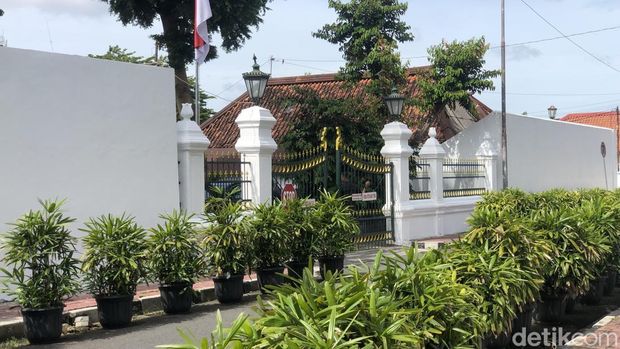 Gerbang Keraton Kilen kompleks Keraton Jogja, Rabu (15/1/2025).
