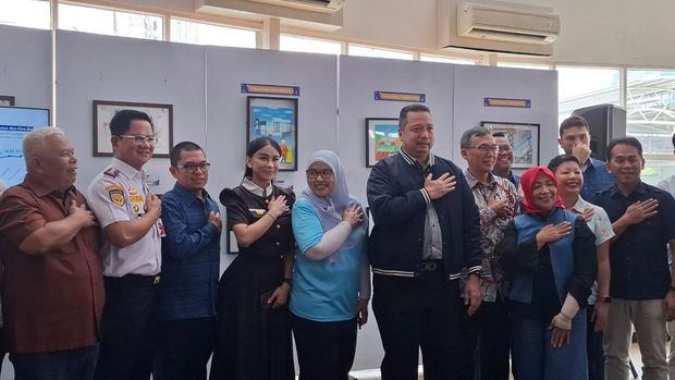 Konferensi pers TransJakarta di Halte CSW (Belia/detikcom)