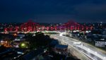 Megahnya Proyek Rel Layang Simpang Tujuh Joglo di Solo