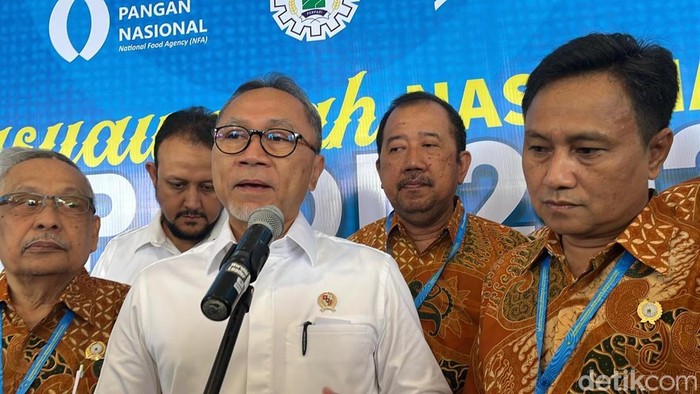 Menko Pangan, Zulkifli Hasan saat ditemui di Diamond Convention Hall, Rabu (15/1/2025)