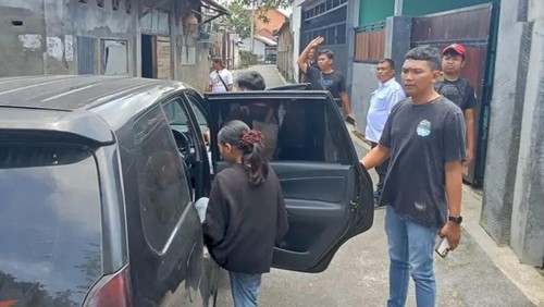 Pelaku pembuangan bayi di Kali Ancar, Mataram, ditangkap polisi. (Istimewa)