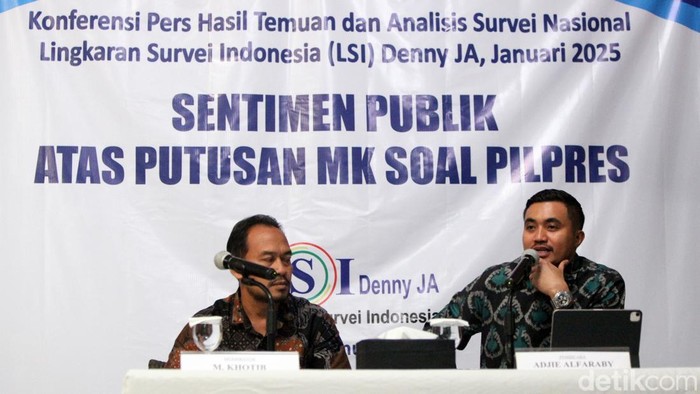 Penghapusan Ambang Batas Capres 20% Dapat Respons Positif Penghapusan presidential threshold atau ambang batas pencalonan presiden 20 persen kursi DPR oleh MK direspon positif masyarakat. Hal itu terlihat dalam survei LSI Denny JA.