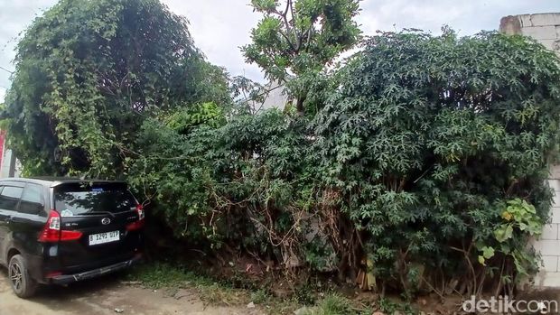 Tempat tinggal Nanang Gimbal, terduga pelaku pembunuhan Sandy Permana.