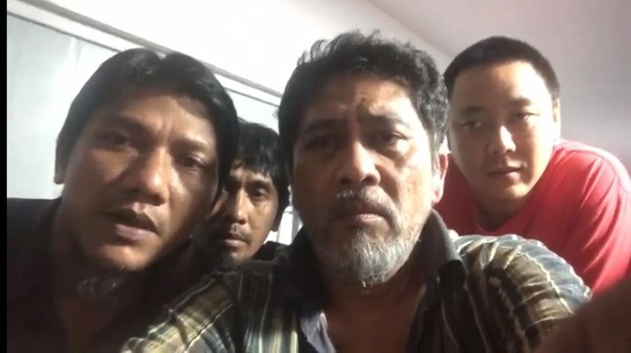 Screenshot video viral 4 WNI disekap di Myanmar minta dipulangkan ke Presiden Prabowo