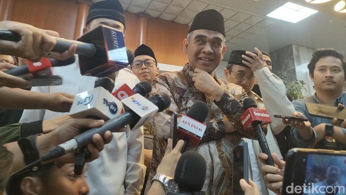 Sekjen Gerindra Ahmad Muzani. (Dwi Rahmawati/detikcom).