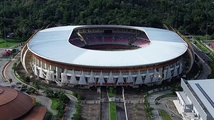 Stadion Laukas Enembe jadi markas PSBS Biak di Liga 1 2024/2025.