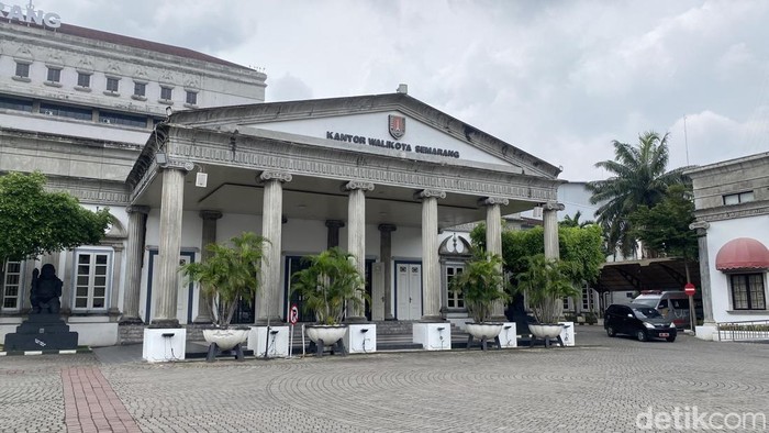 Suasana Balai Kota Semarang, Kelurahan Sekayu, Kecamatan Semarang Tengah, Rabu (15/1/2025).