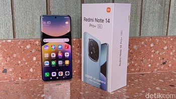 Kira-kira berapa ya harga Redmi Note 14 Pro+ 5G di Tanah Air? Foto: Virgina Maulita Putri/detikINET