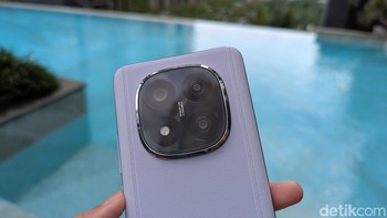 Redmi Note 14 Pro+ 5G kembali dilengkapi kamera utama 200 MP dengan OIS yang sudah terintegrasi dengan fitur AI. Foto: Virgina Maulita Putri/detikINET