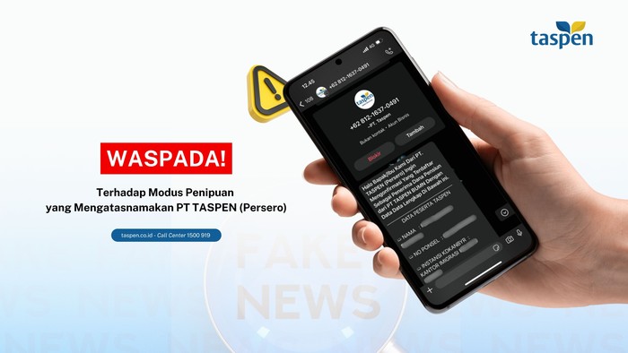 Waspada penipuan mengatasnamakan TASPEN