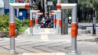 Wujud Trotoar Jalan Ciater Serpong Usai Revitalisasi