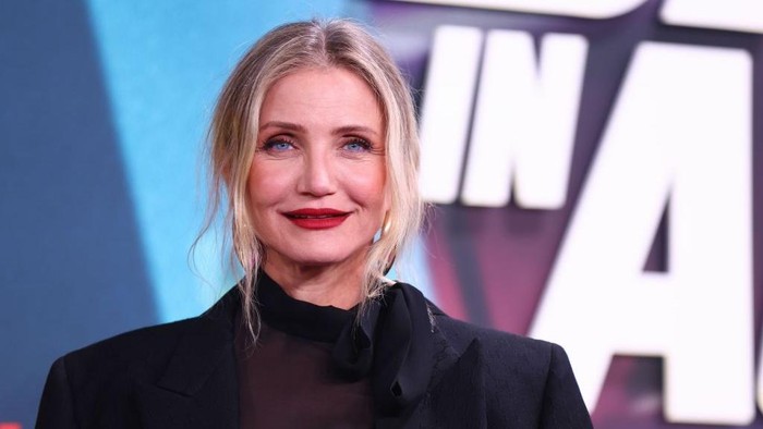 Cameron Diaz di Red Carpet Film Back In Action BERLIN, GERMANY - JANUARY 15: Cameron Diaz on the red carpet for the special screening of Back in Action at Zoo Palast on January 15, 2025 in Berlin, Germany. (Photo by Gerald Matzka/Getty Images for Netflix)