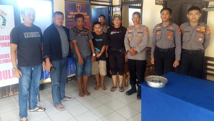 Dua pria kepergok mencuri sapi di Pinrang dihajar massa.