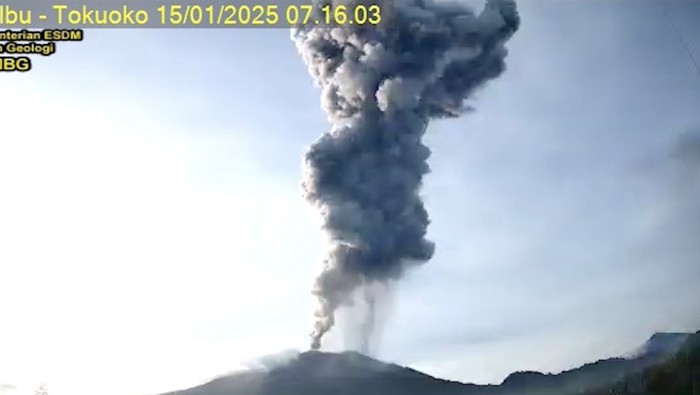 Erupsi Gunung Ibu di Halmahera Barat. Dokumen Istimewa
