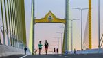 Jelang Peresmian, Jembatan Kabel di Thailand Jadi Sasaran Wisatawan