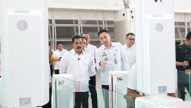 Kementerian Imigrasi dan Permasyarakatan (Kemen-Imipas) menghadirkan Autogate Bandara Internasional Juanda (dok.istimewa)