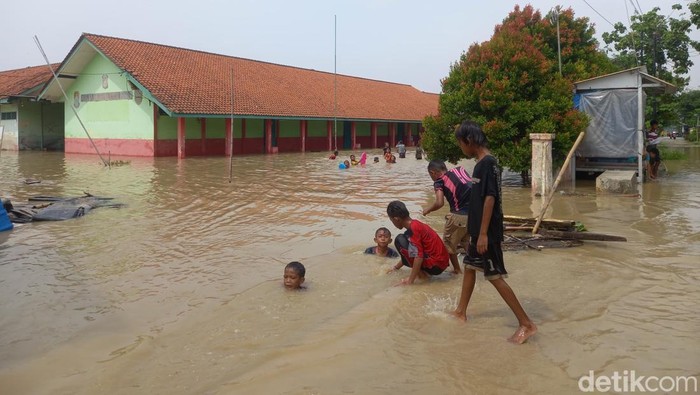 Kondisi banjir di SDN 1 Bayalangu