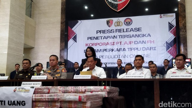 5 Fakta Bareskrim Bongkar Cuci Uang Judi Online di Hotel Aruss Semarang