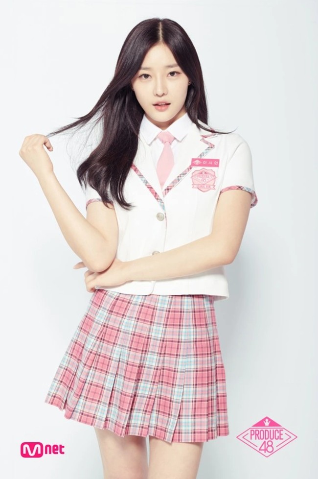 Lee Si An tidak menyerah dan kembali menjadi kontestan acara survival Produce 48 pada tahun 2018. Lagi-lagi, langkahnya harus terhenti dan tidak bisa debut bersama personel grup KPop IZ*ONE. Foto: dok. Instagram @youseeany