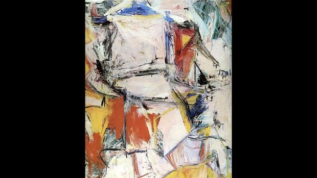 Lukisan Interchange karya Willem de Kooning. (Dok. willem-de-kooning.org)