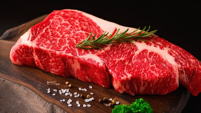 marbling steak