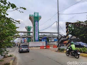 Ada Proyek LRT, Jalan Sekitar Manggarai Jaksel Direkayasa hingga Agustus 2026