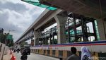 Melihat Progres Pembangunan LRT Jakarta Velodrome-Manggarai