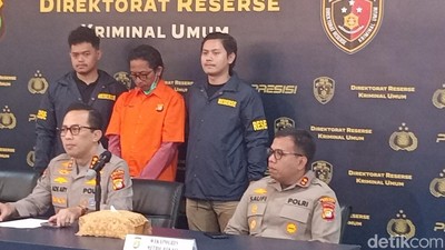 Penampakan Nanang Gimbal Berbaju Tahanan Usai Bunuh Sandy Permana