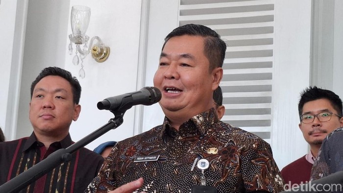 Penjabat Gubernur Jakarta Teguh Setyabudi. (Brigitta/detikcom)