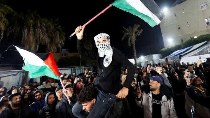 Perayaan Gencatan Senjata Warga Gaza