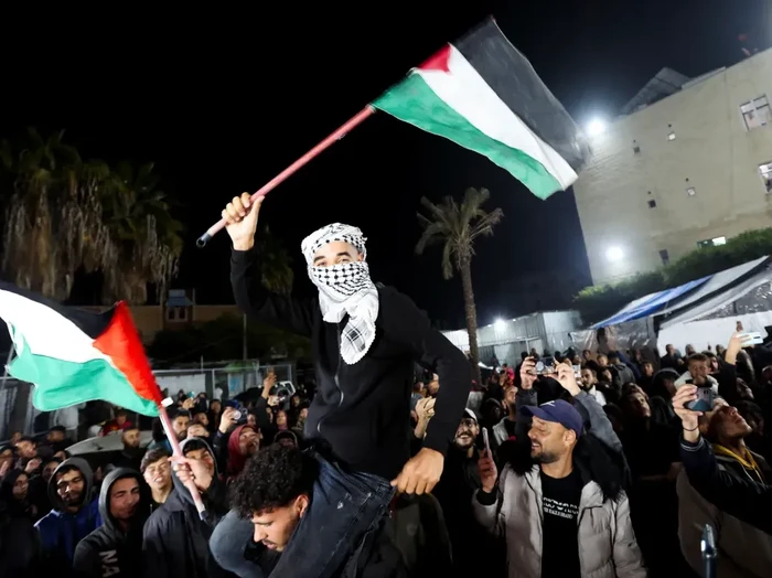 Perayaan Gencatan Senjata Warga Gaza