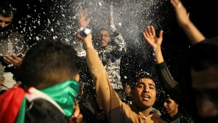 Perayaan Gencatan Senjata Warga Gaza