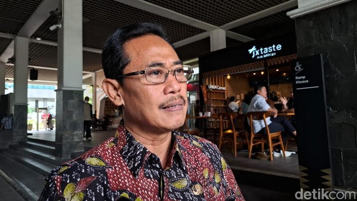 Plt Kepala Dinas Pendidikan Jakarta, Sarjoko (Brigitta Belia Permata Sari/detikcom)