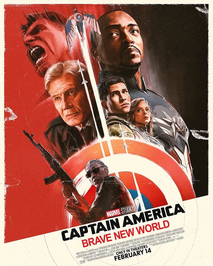 Poster film Captain America: Brave New World
