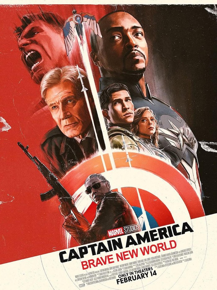Poster film Captain America: Brave New World
