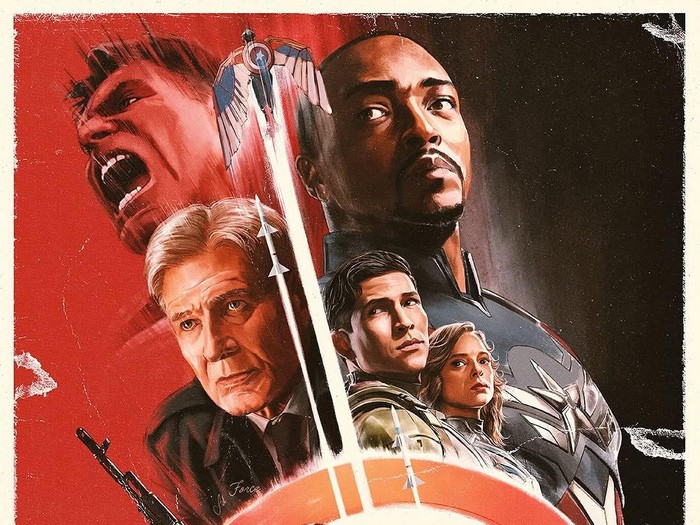 Poster film Captain America: Brave New World Poster film Captain America: Brave New World