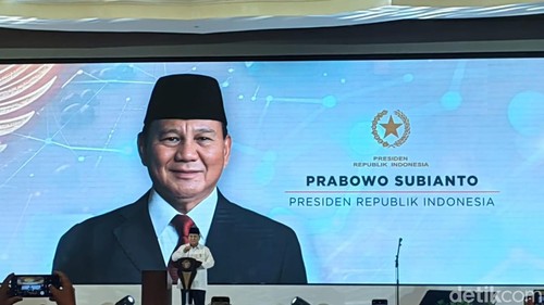 Prabowo Subianto dalam acara Kadin