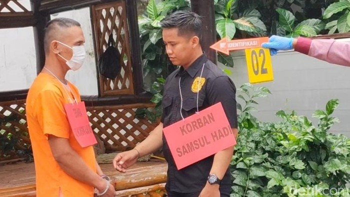 Rekonstruksi pembunuhan di Situbondo