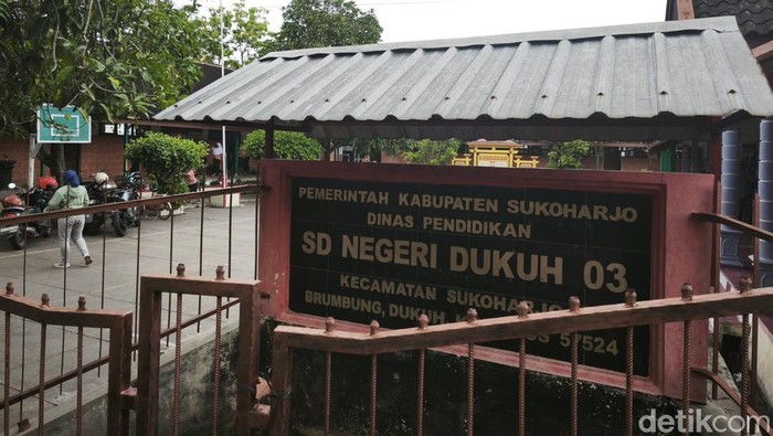 Suasana di SDN Dukuh 3, Sukoharjo, Kamis (16/1/2025).