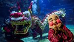 Tarian Naga Bawah Laut Meriahkan Sambut Imlek di Bangkok