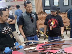 Bawa Celurit untuk Tawuran, 4 Gangster di Semarang Diciduk