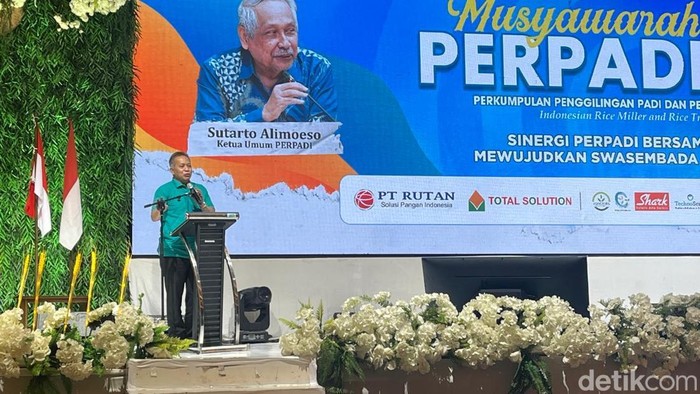 Wamenkop Ferry Juliantono ditemui di Munas Perpadi di Diamond Convention Hall, Kamis (16/1/2025).