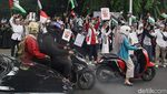 Aksi Bela Palestina Kembali Digelar di Kedubes AS