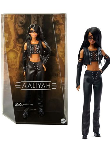 Barbie Aaliyah Barbie terinspirasi sosok penyanyi Aaliyah.