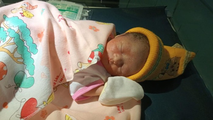 Bayi yang ditemukan di TPS Gununganyar