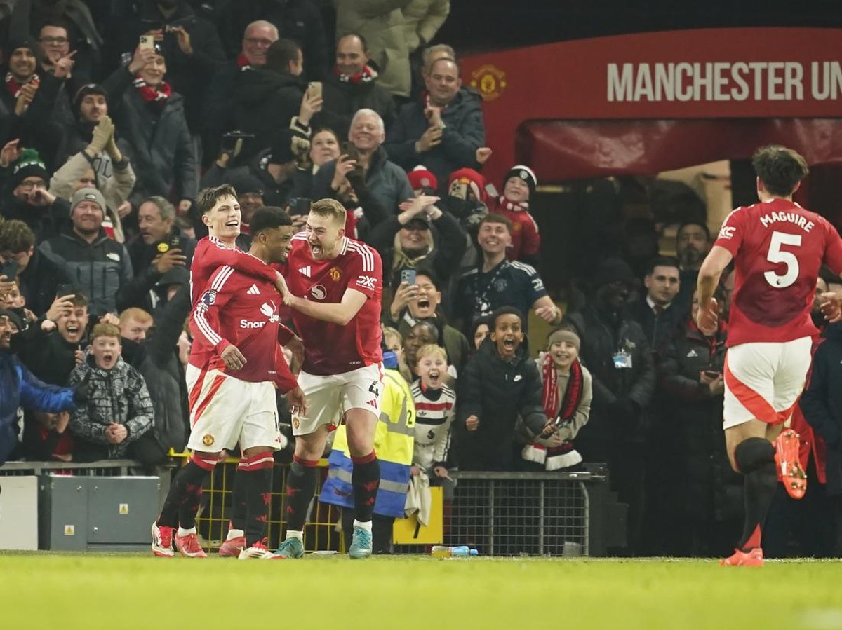 Manchester United menang berkat pergantian jitu Ruben Amorim. (Foto: AP/Dave Thompson)