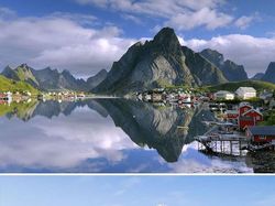 Cantiknya Potret Kota dan Desa Sebelum dan Setelah Hujan Salju